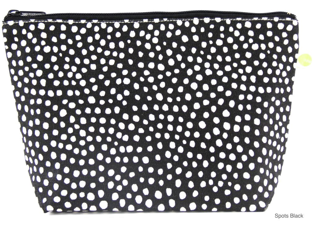 White and Black Travel Pouch