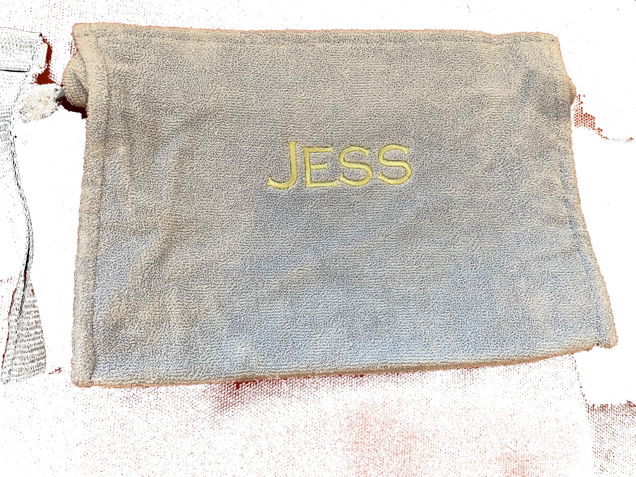 TERRY COSMETIC BAG – The Monogram Shop